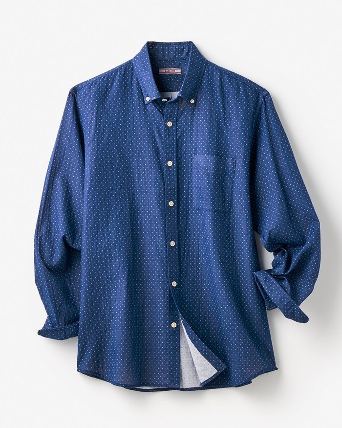 【ドゥクラッセ/DoCLASSE / MEN】の綿100%ダブルクロスシャツ インテリア・キッズ・メンズ・レディースファッション・服の通販 founy(ファニー) https://founy.com/ ファッション Fashion メンズファッション Fashion for Men 新作・新入荷 New Arrivals / New In メンズ Men's, Menswear |ID: prp329100004860288 ipo3291000000035992058