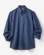 【ドゥクラッセ/DoCLASSE / MEN】の綿100%ダブルクロスシャツ ネイビー|ID: prp329100004860288 ipo3291000000035992062