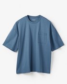 【ドゥクラッセ/DoCLASSE / MEN】の接触冷感・綿100%オーバーサイズT・5分袖 ブルーグレー|ID: prp329100004860314 ipo3291000000036518345