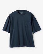 【ドゥクラッセ/DoCLASSE / MEN】の接触冷感・綿100%オーバーサイズT・5分袖 ネイビー|ID: prp329100004860314 ipo3291000000036518352