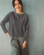 【ドゥクラッセ/DoCLASSE】のワイドフォルム/長袖・DoT チャコール|ID: prp329100004860321 ipo3291000000035992381