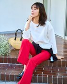 【ドゥクラッセ/DoCLASSE】の高密度シルコットン・抜け感T/コンパクト丈 オフホワイト|ID: prp329100004860325 ipo3291000000035992405