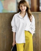 【ドゥクラッセ/DoCLASSE】のUVイージーケア・抜け感フォルムシャツ ホワイト|ID: prp329100004860327 ipo3291000000035992426