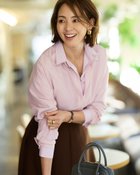 【ドゥクラッセ/DoCLASSE】のUVイージーケア・抜け感フォルムシャツ ピンク・パターン|ID: prp329100004860327 ipo3291000000035992429