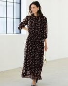 【ドゥクラッセ/DoCLASSE】のホースプリント・シフォンドレス ブラウンパターン|ID: prp329100004860329 ipo3291000000035992441