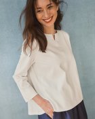 【ドゥクラッセ/DoCLASSE】のストーンキーネック・DoT ライトグレー|ID: prp329100004860333 ipo3291000000035992461