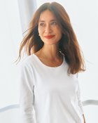 【ドゥクラッセ/DoCLASSE】のジュエルネックN/7分袖・DoT ホワイト|ID: prp329100004860345 ipo3291000000035992521