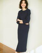 【ドゥクラッセ/DoCLASSE】のストレッチスラブ・ビジューワンピース ミッドナイトブルー|ID: prp329100004860351 ipo3291000000035992548