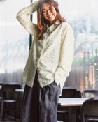 【ドゥクラッセ/DoCLASSE】のカットジャカード・ドレスシャツ オフホワイト|ID: prp329100004860364 ipo3291000000035992598