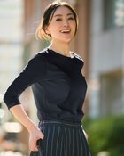 【ドゥクラッセ/DoCLASSE】のビジュークルーネック・DoT ブラック|ID: prp329100004860369 ipo3291000000035992639