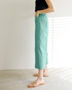 【ドゥクラッセ/DoCLASSE】のドライタッチ・クロップドワイド 人気、トレンドファッション・服の通販 founy(ファニー) ファッション Fashion レディースファッション Fashion for Women パンツ Pants & Trousers ストレッチ Stretch, Stretchy Fabric フォルム Silhouette, Form thumbnail ミントグリーン|ID: prp329100004860385 ipo3291000000035992736