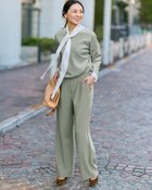 【ドゥクラッセ/DoCLASSE】のイージージョーゼット・コクーンプルオーバー ブルーグリーン|ID: prp329100004860412 ipo3291000000035993097