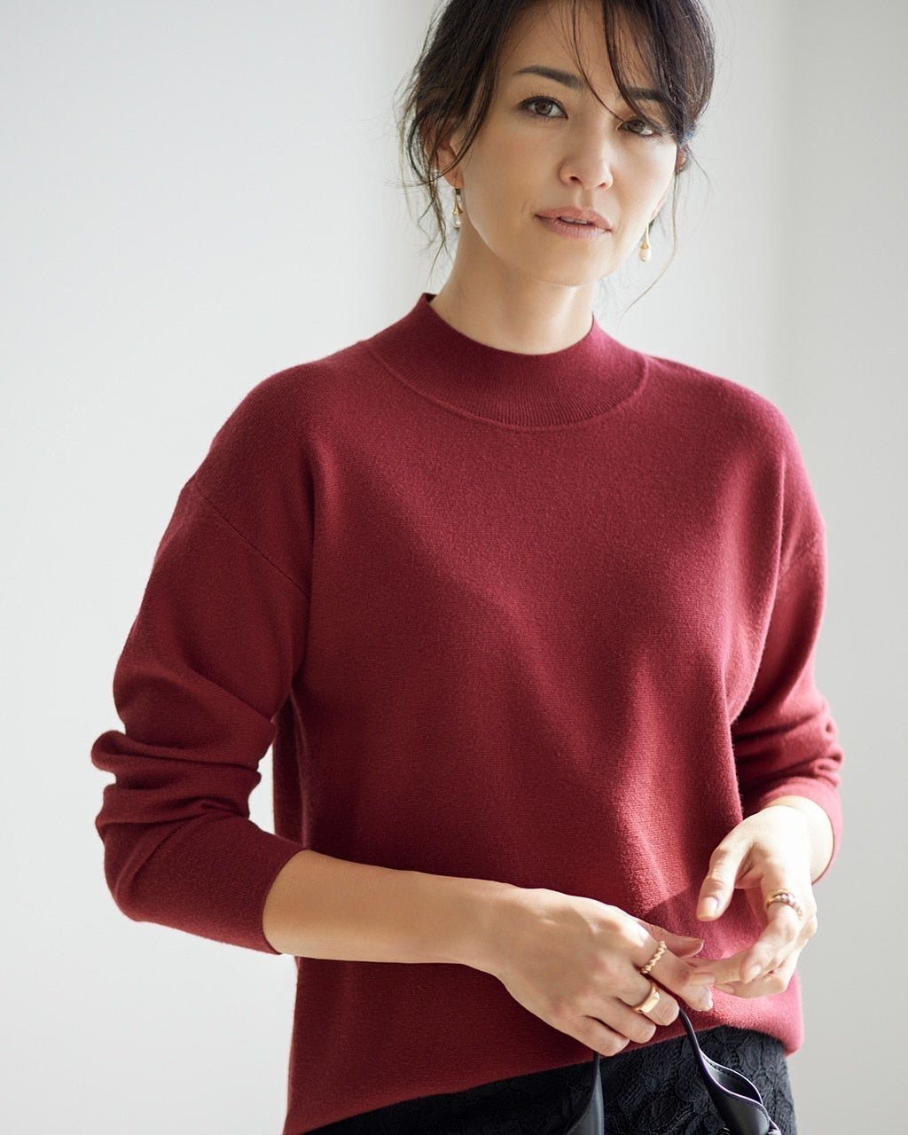 【ドゥクラッセ/DoCLASSE】のミラノリブ・ハイネックニット 人気、トレンドファッション・服の通販 founy(ファニー) 　ファッション　Fashion　レディースファッション　Fashion for Women　トップス・カットソー　Cut & Sew Tops　ニット　Knit Tops & Sweaters　なめらか　Smooth, Silky Texture　インナー　Innerwear　セーター　Sweater, Knitwear　ミラノリブ　Milano Rib, Milano Stitch　雑誌　Magazine, Fashion Magazine　 other-1|ID: prp329100004862273 ipo3291000000036087707