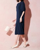 【ドゥクラッセ/DoCLASSE】のライトWクロス・コクーンワンピース 人気、トレンドファッション・服の通販 founy(ファニー) ファッション Fashion レディースファッション Fashion for Women ワンピース Dresses thumbnail ミッドナイトブルー|ID: prp329100004862792 ipo3291000000036118784