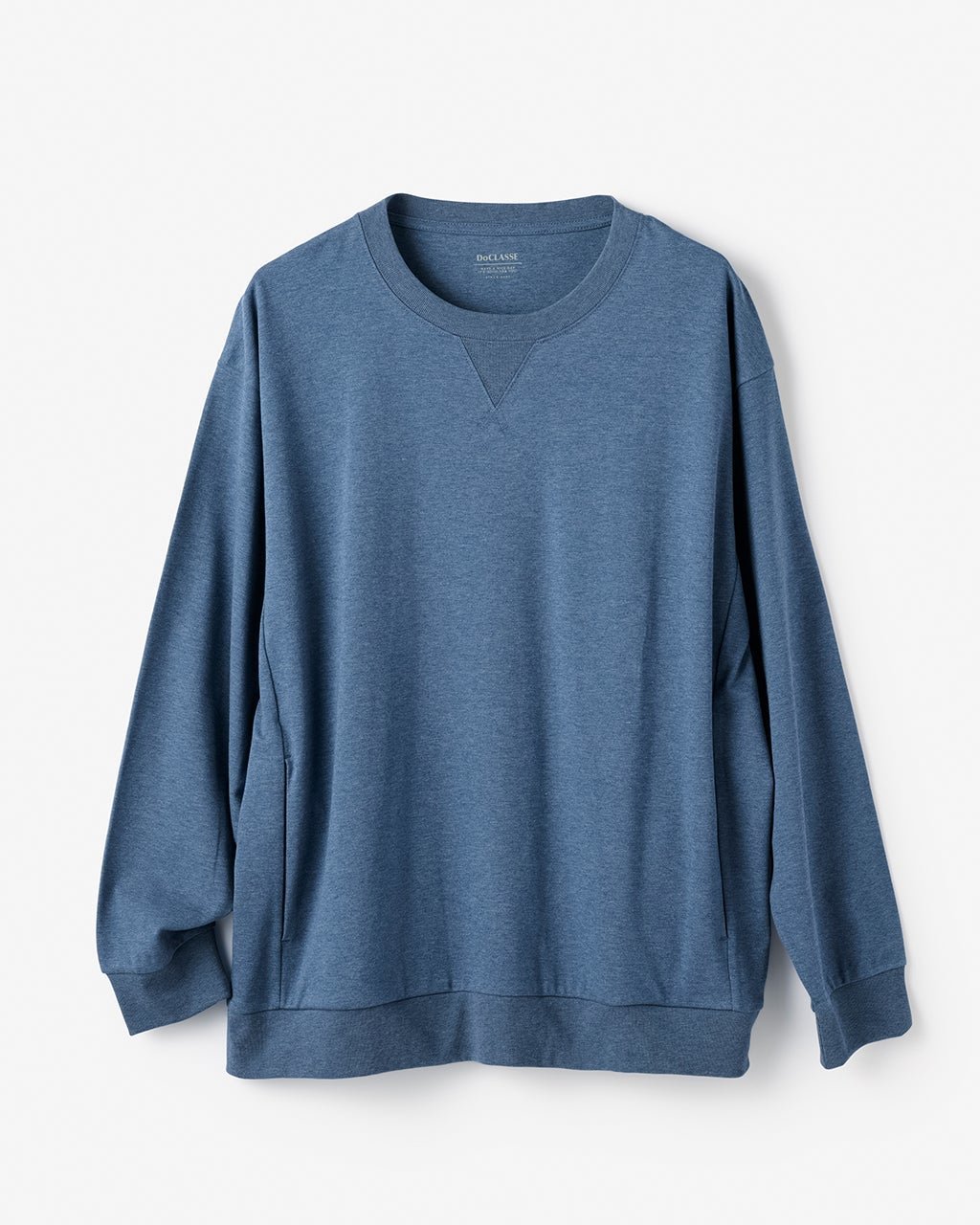 【ドゥクラッセ/DoCLASSE / MEN】のドゥクラッセT・スウェットシャツ長袖 インテリア・キッズ・メンズ・レディースファッション・服の通販 founy(ファニー) ファッション Fashion メンズファッション Fashion for Men トップス・カットソー Cut & Sew Tops メンズシャツ Shirts ポロシャツ / きれいめカジュアルスタイル Polo Shirts 新作・新入荷 New Arrivals / New In なめらか Smooth, Silky Texture スウェット / スエット Sweatshirt, Sweatwear ポケット Pocket, Pocket Detail メンズ Men's, Menswear 人気 Popular, Best Seller 抗菌 Antibacterial, Bacteria-Resistant 長袖 Long Sleeve, Full Sleeve 杢ブルー|ID: prp329100004863527 ipo3291000000036158454