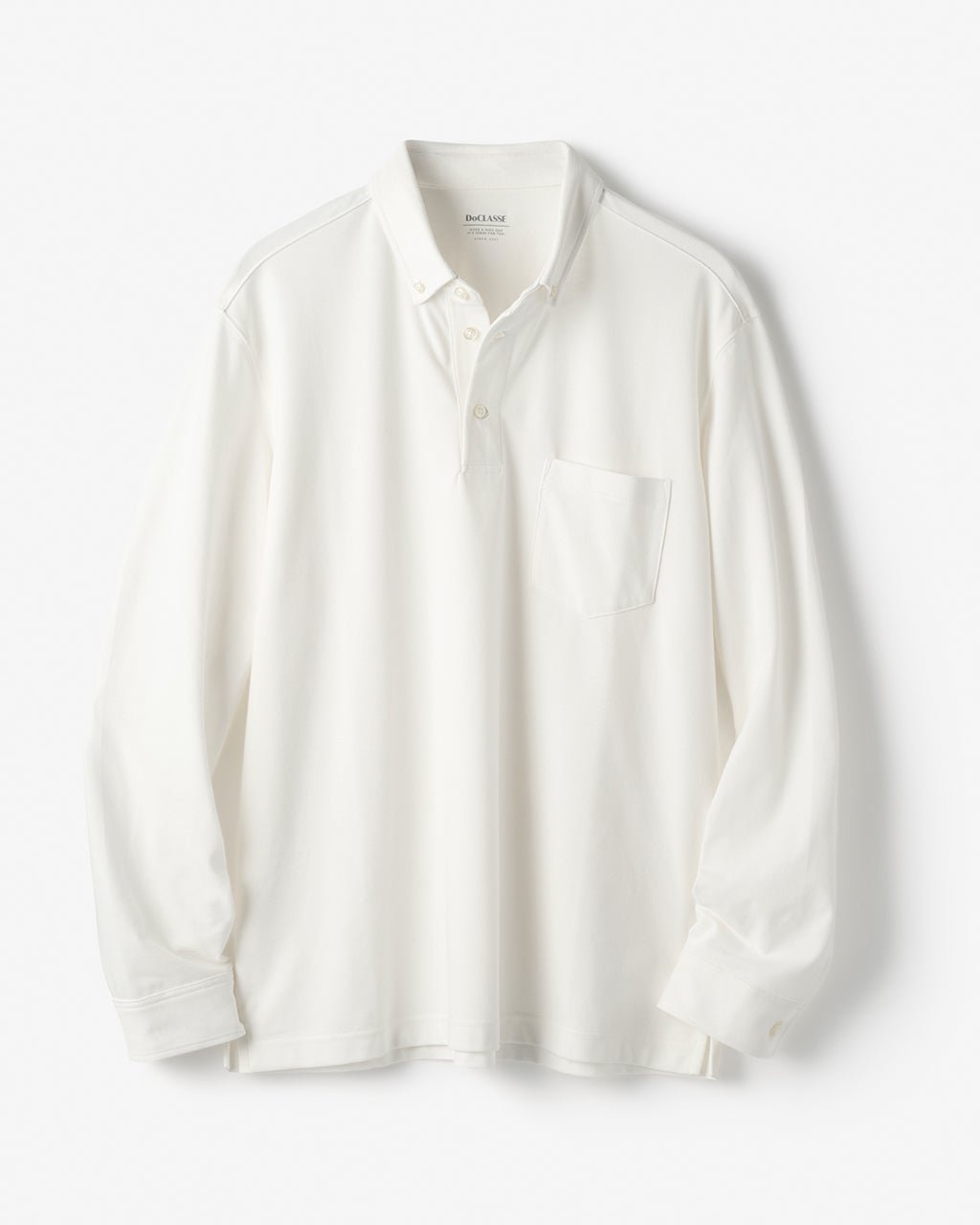 【ドゥクラッセ/DoCLASSE / MEN】の台衿付き速乾ビズポロ長袖 人気、トレンドファッション・服の通販 founy(ファニー) 　ファッション　Fashion　メンズファッション　Fashion for Men　トップス・カットソー　Cut & Sew Tops　メンズシャツ　Shirts　ポロシャツ / きれいめカジュアルスタイル　Polo Shirts　新作・新入荷　New Arrivals / New In　メンズ　Men's, Menswear　長袖　Long Sleeve, Full Sleeve　 other-1|ID: prp329100004863533 ipo3291000000036158529