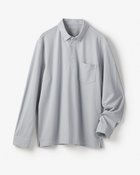 【ドゥクラッセ/DoCLASSE / MEN】の台衿付き速乾ビズポロ長袖 人気、トレンドファッション・服の通販 founy(ファニー) ファッション Fashion メンズファッション Fashion for Men トップス・カットソー Cut & Sew Tops メンズシャツ Shirts ポロシャツ / きれいめカジュアルスタイル Polo Shirts 新作・新入荷 New Arrivals / New In メンズ Men's, Menswear 長袖 Long Sleeve, Full Sleeve thumbnail ライトグレー|ID: prp329100004863533 ipo3291000000036158546