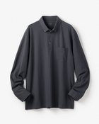 【ドゥクラッセ/DoCLASSE / MEN】の台衿付き速乾ビズポロ長袖 人気、トレンドファッション・服の通販 founy(ファニー) ファッション Fashion メンズファッション Fashion for Men トップス・カットソー Cut & Sew Tops メンズシャツ Shirts ポロシャツ / きれいめカジュアルスタイル Polo Shirts 新作・新入荷 New Arrivals / New In メンズ Men's, Menswear 長袖 Long Sleeve, Full Sleeve thumbnail チャコール|ID: prp329100004863533 ipo3291000000036158553