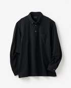 【ドゥクラッセ/DoCLASSE / MEN】の台衿付き速乾ビズポロ長袖 人気、トレンドファッション・服の通販 founy(ファニー) ファッション Fashion メンズファッション Fashion for Men トップス・カットソー Cut & Sew Tops メンズシャツ Shirts ポロシャツ / きれいめカジュアルスタイル Polo Shirts 新作・新入荷 New Arrivals / New In メンズ Men's, Menswear 長袖 Long Sleeve, Full Sleeve thumbnail ブラック|ID: prp329100004863533 ipo3291000000036158558