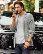 【ドゥクラッセ/DoCLASSE / MEN】の着心地ライト・ニットジャケット 人気、トレンドファッション・服の通販 founy(ファニー) ファッション Fashion メンズファッション Fashion for Men カットソー Cut and Sewn Top カーディガン Cardigan, Knitwear 鹿の子 Piqué, Kanoko Fabric ジャケット Jacket, Outerwear スラックス Slacks, Dress Pants デニム Denim, Jeans Material ベスト Vest, Waistcoat ボーダー Border, Stripe メンズ Men's, Menswear エレガント 上品 Elegant thumbnail 杢グレー|ID: prp329100004866601 ipo3291000000036247104