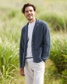 【ドゥクラッセ/DoCLASSE / MEN】の着心地ライト・ニットジャケット 人気、トレンドファッション・服の通販 founy(ファニー) ファッション Fashion メンズファッション Fashion for Men カットソー Cut and Sewn Top カーディガン Cardigan, Knitwear 鹿の子 Piqué, Kanoko Fabric ジャケット Jacket, Outerwear スラックス Slacks, Dress Pants デニム Denim, Jeans Material ベスト Vest, Waistcoat ボーダー Border, Stripe メンズ Men's, Menswear エレガント 上品 Elegant thumbnail インディゴ|ID: prp329100004866601 ipo3291000000036247107