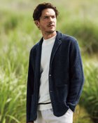 【ドゥクラッセ/DoCLASSE / MEN】の着心地ライト・ニットジャケット 人気、トレンドファッション・服の通販 founy(ファニー) ファッション Fashion メンズファッション Fashion for Men カットソー Cut and Sewn Top カーディガン Cardigan, Knitwear 鹿の子 Piqué, Kanoko Fabric ジャケット Jacket, Outerwear スラックス Slacks, Dress Pants デニム Denim, Jeans Material ベスト Vest, Waistcoat ボーダー Border, Stripe メンズ Men's, Menswear エレガント 上品 Elegant thumbnail ネイビー|ID: prp329100004866601 ipo3291000000036247108