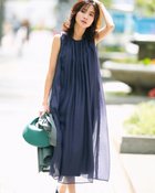 【ドゥクラッセ/DoCLASSE】のシアーレイヤード・ワンピース 人気、トレンドファッション・服の通販 founy(ファニー) ファッション Fashion レディースファッション Fashion for Women ワンピース Dresses アウトレット Outlet / Clearance thumbnail ネイビー|ID: prp329100004866602 ipo3291000000036247117