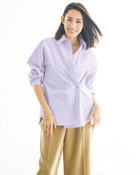 【ドゥクラッセ/DoCLASSE】のコットン混ブロード・2WAYスタイルシャツ 人気、トレンドファッション・服の通販 founy(ファニー) ファッション Fashion レディースファッション Fashion for Women トップス・カットソー Cut & Sew Tops シャツ・ブラウス・オフィスカジュアル Elegant Blouses & Button-Ups アウトレット Outlet / Clearance グログラン Grosgrain, Grosgrain Ribbon ブロード Broadcloth, Fine Cotton 人気 Popular, Best Seller thumbnail ラベンダー|ID: prp329100004866605 ipo3291000000036247175