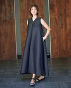 【ドゥクラッセ/DoCLASSE】のシルキーダブルクロス・テントラインワンピース 人気、トレンドファッション・服の通販 founy(ファニー) ファッション Fashion レディースファッション Fashion for Women ワンピース Dresses カッティング Cutting Detail コンパクト Compact, Small Size 夏 Summer thumbnail ネイビー|ID: prp329100004866607 ipo3291000000036247201