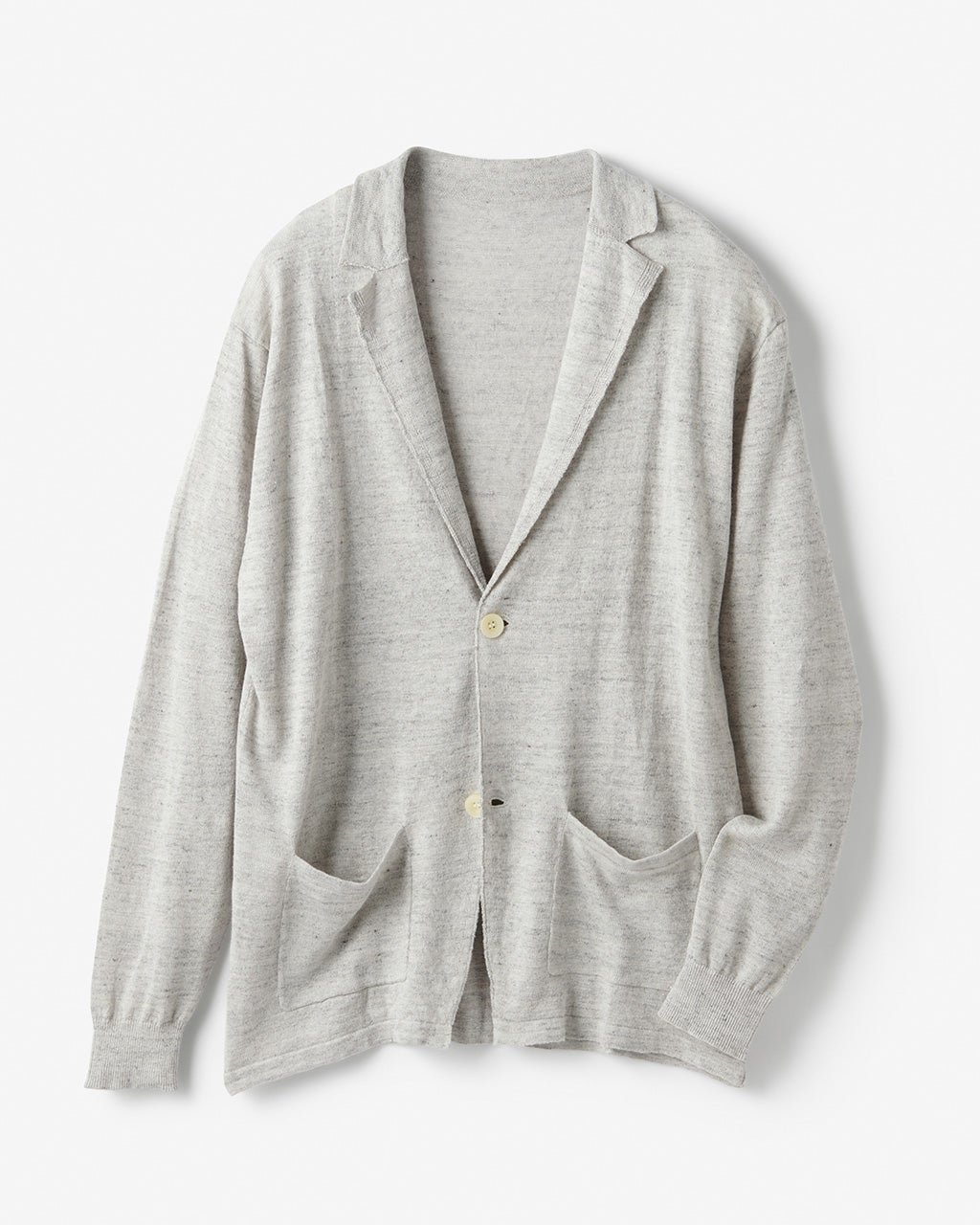 【ドゥクラッセ/DoCLASSE / MEN】のリネン・ニットテーラージャケット インテリア・キッズ・メンズ・レディースファッション・服の通販 founy(ファニー) ファッション Fashion メンズファッション Fashion for Men カーディガン Cardigan, Knitwear ジャケット Jacket, Outerwear フレンチ French, French Style フロント Front, Front Design メンズ Men's, Menswear リネン Linen, Linen Fabric ライトグレー|ID: prp329100004866612 ipo3291000000036247295