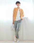 【ドゥクラッセ/DoCLASSE】のウール混ハイゲージ・リバーシブルカーディガン 人気、トレンドファッション・服の通販 founy(ファニー) ファッション Fashion レディースファッション Fashion for Women トップス・カットソー Cut & Sew Tops カーディガン・羽織り Layered Style Cardigans カーディガン Cardigan, Knitwear シンプル Simple, Minimal ブロック Block, Solid Block Pattern ベーシック Basic, Essential thumbnail ライトオレンジ|ID: prp329100004866944 ipo3291000000036251523