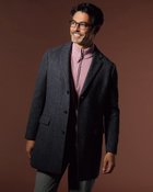 【ドゥクラッセ/DoCLASSE / MEN】のLOVAT(ラバット)英国ツイードチェスターコート ブルーグレー|ID: prp329100004868316 ipo3291000000036273937