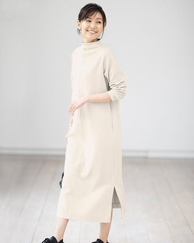 【ドゥクラッセ/DoCLASSE】 接結ストレッチ・スリットワンピース人気、トレンドファッション・服の通販 founy(ファニー) ファッション Fashion レディースファッション Fashion for Women ワンピース Dresses なめらか Smooth, Silky Texture シンプル Simple, Minimal ストレッチ Stretch, Stretchy Fabric ストレート Straight, Straight Cut スリット Slit, Slit Detail チュニック Tunic, Long Top エレガント 上品 Elegant |ID:prp329100004869472