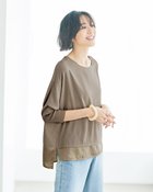 【ドゥクラッセ/DoCLASSE】の異素材コンビ・ジョーゼットプルオーバー 人気、トレンドファッション・服の通販 founy(ファニー) ファッション Fashion レディースファッション Fashion for Women トップス・カットソー Cut & Sew Tops シャツ・ブラウス・オフィスカジュアル Elegant Blouses & Button-Ups カジュアルプルオーバー・ニットトップス Pullovers & Knit Tops / Casual Pullovers コンビ Combo, Combination Style ジョーゼット Georgette, Semi-Sheer Fabric thumbnail トープ|ID: prp329100004869477 ipo3291000000036290698