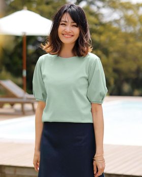 【ドゥクラッセ/DoCLASSE】 クルーネック/パフ半袖・ドゥクラッセTシャツ人気、トレンドファッション・服の通販 founy(ファニー) ファッション Fashion レディースファッション Fashion for Women トップス・カットソー Cut & Sew Tops シャツ・ブラウス・オフィスカジュアル Elegant Blouses & Button-Ups ロングTシャツ・Tシャツ Longline T-Shirts & Tees カットソー・ベーシックTシャツ Cut-and-Sewn Tops / Stretch Tees & Basics インナー Innerwear カットソー Cut and Sewn Top シンプル Simple, Minimal ジャケット Jacket, Outerwear デニム Denim, Jeans Material 定番 Standard, Basic Item なめらか Smooth, Silky Texture パール Pearl, Pearl Accent ベーシック Basic, Essential 半袖 Short Sleeve, Half Sleeve おすすめ Recommended / Our Picks ビジネス 仕事 通勤 Business / Work / Commuting |ID:prp329100004869480