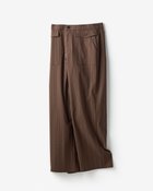 【ドゥクラッセ/DoCLASSE】のドライタッチ・ポケットベイカー/68cm 人気、トレンドファッション・服の通販 founy(ファニー) ファッション Fashion レディースファッション Fashion for Women パンツ Pants & Trousers 新作・新入荷 New Arrivals / New In ストレッチ Stretch, Stretchy Fabric フラップ Flap, Flap Pocket フロント Front, Front Design ポケット Pocket, Pocket Detail ワイド Wide, Wide Fit 人気 Popular, Best Seller ビジネス 仕事 通勤 Business / Work / Commuting 夏 Summer 春 Spring S/S・春夏 SS, Spring/Summer, Warm Season thumbnail ブラウンストライプ|ID: prp329100004871391 ipo3291000000036315169