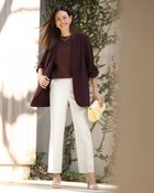 【ドゥクラッセ/DoCLASSE】のドライタッチ・切替ストレート/63cm 人気、トレンドファッション・服の通販 founy(ファニー) ファッション Fashion レディースファッション Fashion for Women パンツ Pants & Trousers 新作・新入荷 New Arrivals / New In ストレッチ Stretch, Stretchy Fabric ストレート Straight, Straight Cut センター Center, Center Line フラット Flat, Flat Shoes フロント Front, Front Design 人気 Popular, Best Seller ビジネス 仕事 通勤 Business / Work / Commuting 切替 Switching, Contrast Panel 夏 Summer 春 Spring S/S・春夏 SS, Spring/Summer, Warm Season thumbnail オフホワイト|ID: prp329100004871395 ipo3291000000036315250