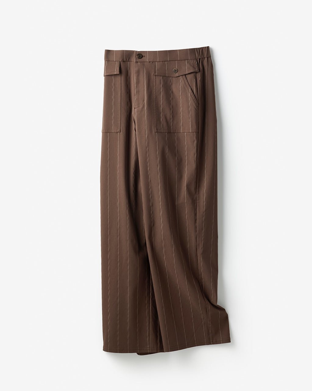 【ドゥクラッセ/DoCLASSE】のドライタッチ・ポケットベイカー/63cm インテリア・キッズ・メンズ・レディースファッション・服の通販 founy(ファニー) ファッション Fashion レディースファッション Fashion for Women パンツ Pants & Trousers 新作・新入荷 New Arrivals / New In ストレッチ Stretch, Stretchy Fabric フラップ Flap, Flap Pocket フロント Front, Front Design ポケット Pocket, Pocket Detail ワイド Wide, Wide Fit 人気 Popular, Best Seller ビジネス 仕事 通勤 Business / Work / Commuting 夏 Summer 春 Spring S/S・春夏 SS, Spring/Summer, Warm Season ブラウンストライプ|ID: prp329100004871397 ipo3291000000036315285