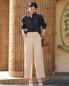 【ドゥクラッセ/DoCLASSE】のドライタッチ・ポケットベイカー/63cm 人気、トレンドファッション・服の通販 founy(ファニー) ファッション Fashion レディースファッション Fashion for Women パンツ Pants & Trousers 新作・新入荷 New Arrivals / New In ストレッチ Stretch, Stretchy Fabric フラップ Flap, Flap Pocket フロント Front, Front Design ポケット Pocket, Pocket Detail ワイド Wide, Wide Fit 人気 Popular, Best Seller ビジネス 仕事 通勤 Business / Work / Commuting 夏 Summer 春 Spring S/S・春夏 SS, Spring/Summer, Warm Season thumbnail ソフトベージュ|ID: prp329100004871397 ipo3291000000036315300