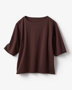 【ドゥクラッセ/DoCLASSE】のワイドフォルム/5分袖・DoT ダークブラウン|ID: prp329100004871402 ipo3291000000036315346