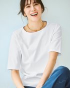 【ドゥクラッセ/DoCLASSE】のボートネックN/5分袖・DoT ホワイト|ID: prp329100004871405 ipo3291000000036315377