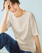 【ドゥクラッセ/DoCLASSE】のボートネックN/5分袖・DoT ライトグレー|ID: prp329100004871405 ipo3291000000036315381