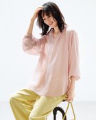 【ドゥクラッセ/DoCLASSE】のヴィンテージシアー・ギャザーブラウス 人気、トレンドファッション・服の通販 founy(ファニー) ファッション Fashion レディースファッション Fashion for Women トップス・カットソー Cut & Sew Tops シャツ・ブラウス・オフィスカジュアル Elegant Blouses & Button-Ups ギャザー Gathered, Ruffled シアー Sheer, See-Through thumbnail ダスティーピンク|ID: prp329100004871413 ipo3291000000037056768