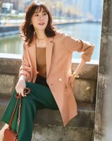 【ドゥクラッセ/DoCLASSE】のリネン混ストレッチ・ダブルジャケット 人気、トレンドファッション・服の通販 founy(ファニー) ファッション Fashion レディースファッション Fashion for Women アウター Coat / Outerwear Collection レディースジャケット・軽アウター Jackets 新作・新入荷 New Arrivals / New In ジャケット Jacket, Outerwear ストレッチ Stretch, Stretchy Fabric ダブル Double, Double-Breasted バランス Balance, Style Balance ミックス Mix, Mixed Style リネン Linen, Linen Fabric ロング Long, Long-Length ビジネス 仕事 通勤 Business / Work / Commuting 夏 Summer 定番 Standard, Basic Item 春 Spring S/S・春夏 SS, Spring/Summer, Warm Season |ID:prp329100004871417