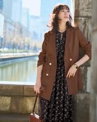 【ドゥクラッセ/DoCLASSE】のリネン混ストレッチ・ダブルジャケット 人気、トレンドファッション・服の通販 founy(ファニー) ファッション Fashion レディースファッション Fashion for Women アウター Coat / Outerwear Collection レディースジャケット・軽アウター Jackets 新作・新入荷 New Arrivals / New In ジャケット Jacket, Outerwear ストレッチ Stretch, Stretchy Fabric ダブル Double, Double-Breasted バランス Balance, Style Balance ミックス Mix, Mixed Style リネン Linen, Linen Fabric ロング Long, Long-Length 人気 Popular, Best Seller ビジネス 仕事 通勤 Business / Work / Commuting 夏 Summer 定番 Standard, Basic Item 春 Spring S/S・春夏 SS, Spring/Summer, Warm Season thumbnail ブラウン|ID: prp329100004871417 ipo3291000000036910632