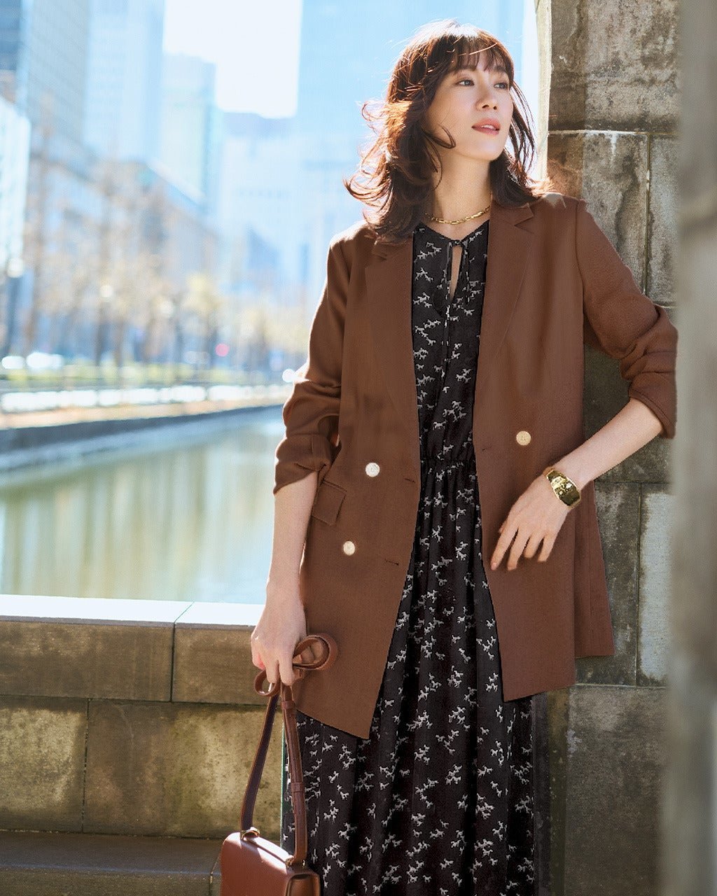 【ドゥクラッセ/DoCLASSE】のリネン混ストレッチ・ダブルジャケット インテリア・キッズ・メンズ・レディースファッション・服の通販 founy(ファニー) 　ファッション　Fashion　レディースファッション　Fashion for Women　アウター　Coat / Outerwear Collection　レディースジャケット・軽アウター　Jackets　新作・新入荷　New Arrivals / New In　ジャケット　Jacket, Outerwear　ストレッチ　Stretch, Stretchy Fabric　ダブル　Double, Double-Breasted　バランス　Balance, Style Balance　ミックス　Mix, Mixed Style　リネン　Linen, Linen Fabric　ロング　Long, Long-Length　人気　Popular, Best Seller　ビジネス 仕事 通勤　Business / Work / Commuting　夏　Summer　定番　Standard, Basic Item　春　Spring　S/S・春夏　SS, Spring/Summer, Warm Season　ブラウン|ID: prp329100004871417 ipo3291000000036910632