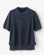 【ドゥクラッセ/DoCLASSE / MEN】のレトロウォッシュ綿100%ニットポロ ネイビー|ID: prp329100004871420 ipo3291000000036484340