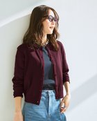 【ドゥクラッセ/DoCLASSE】のUVニット・シアーネックカーディガン 人気、トレンドファッション・服の通販 founy(ファニー) ファッション Fashion レディースファッション Fashion for Women トップス・カットソー Cut & Sew Tops ニット Knit Tops & Sweaters カーディガン・羽織り Layered Style Cardigans 新作・新入荷 New Arrivals / New In カーディガン Cardigan, Knitwear コンパクト Compact, Small Size ダブル Double, Double-Breasted バランス Balance, Style Balance ベーシック Basic, Essential thumbnail ボルドー|ID: prp329100004871444 ipo3291000000036315867