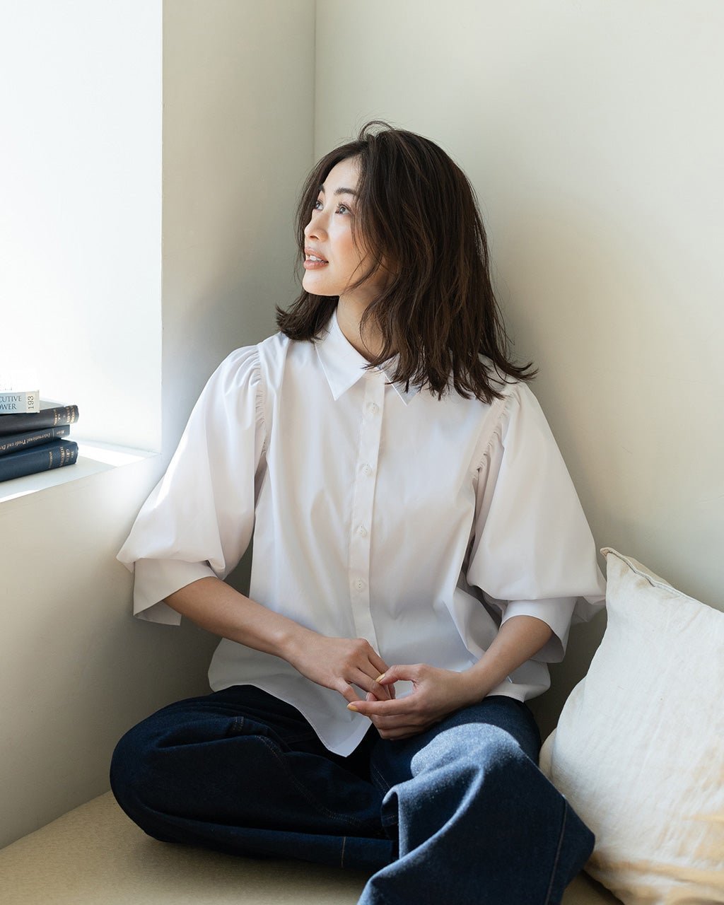 【ドゥクラッセ/DoCLASSE】のUVイージーケア・タック袖ブラウス 人気、トレンドファッション・服の通販 founy(ファニー) 　ファッション　Fashion　レディースファッション　Fashion for Women　トップス・カットソー　Cut & Sew Tops　シャツ・ブラウス・オフィスカジュアル　Elegant Blouses & Button-Ups　新作・新入荷　New Arrivals / New In　フォルム　Silhouette, Form　吸水　Absorbent, Quick-Dry　 other-1|ID: prp329100004871458 ipo3291000000036316056