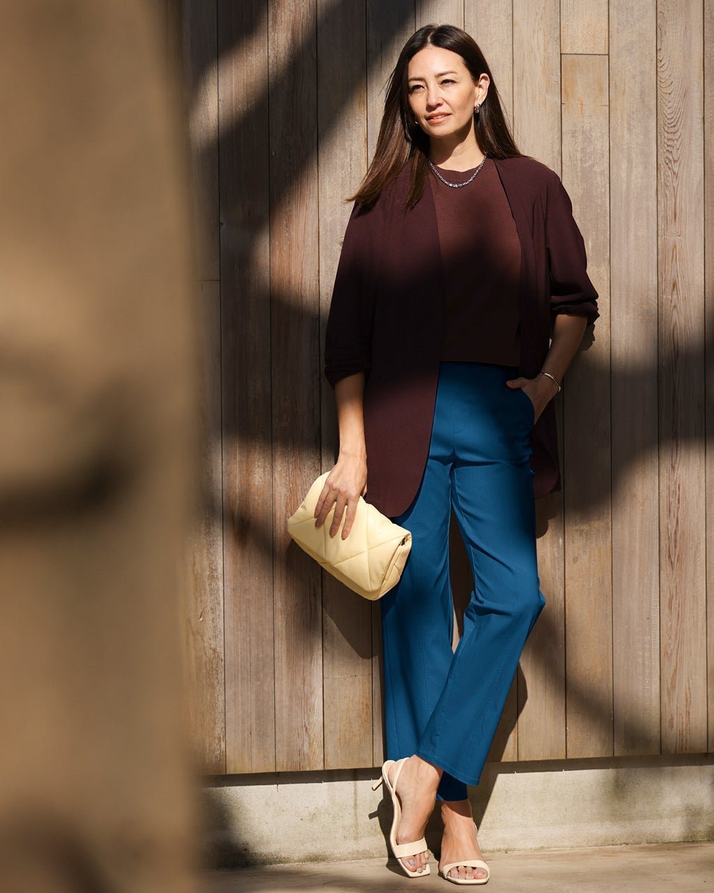 【ドゥクラッセ/DoCLASSE】のドライタッチ・切替ストレート/68cm インテリア・キッズ・メンズ・レディースファッション・服の通販 founy(ファニー) ファッション Fashion レディースファッション Fashion for Women パンツ Pants & Trousers 新作・新入荷 New Arrivals / New In ストレッチ Stretch, Stretchy Fabric ストレート Straight, Straight Cut センター Center, Center Line フラット Flat, Flat Shoes フロント Front, Front Design 人気 Popular, Best Seller ビジネス 仕事 通勤 Business / Work / Commuting 切替 Switching, Contrast Panel 夏 Summer 春 Spring S/S・春夏 SS, Spring/Summer, Warm Season ディープマリン|ID: prp329100004872483 ipo3291000000036341469